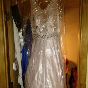 Metallic Pink Dress from "Envious Couture"